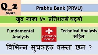 Q2_80_81 | Prabhu bank Fundamental Analysis |  Nepali Share Market News | Ram hari Nepal