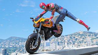 SPIDERMAN Ragdolls Compilation (Spiderman Gameplay Funny Fails in GTA 5 (Euphoria Physics) #2