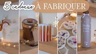 5 cadeaux de noël à fabriquer - DIY