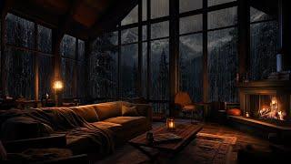 The Rain in the Forest and the Roaring Fireplace in the Room/Sounds that Help you Fall Asleep Faster