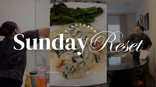 Vlogtober | Sunday Reset +  Grocery Shopping + Prepping for School + Deep Clean + Cooking | Tristen