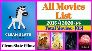 Clean Slate Filmz All Movies List || Stardust Movies List