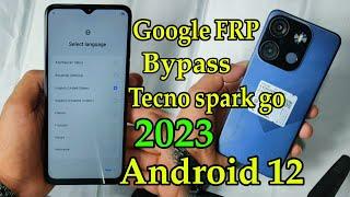 Tecno spark go 2023 Google frp Bypass Google Account Android (12)