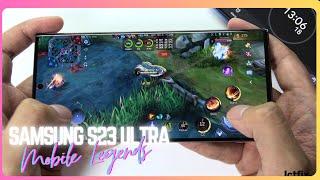 Samsung Galaxy S23 Ultra Mobile Legends Gaming test 2024 | Snapdragon 8 Gen 2, 120Hz Display