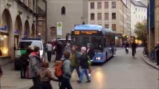 Bus & Tram in der Bayrischen Landeshauptstadt - München [1080p]