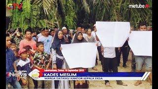 Video Mesum Kades dengan Selingkuhan Viral, Warga Geruduk Kantor Desa Bangai, Sumut - BIP 11/09