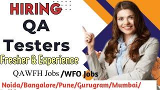 WFH Testing Jobs | Manual & Automation Testing | Fresher Jobs | Tech Bharat | June 2024