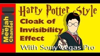 Harry Potter Style "Cloak of Invisibility"Effect  with Sony Vegas Pro