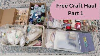 Free Craft Haul (Part 1)