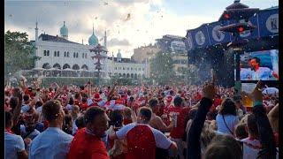 Denmark vs Czech Republic - FANS REACTION | Beer Shower  #Euro20 #denmarkvsczechrepublic