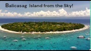 Drone Footage of the Famous Balicasag Island, Bohol Philippines.