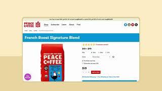 Peace Coffee review and rating