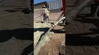 Pouring a driveway #concrete #construction #work #readymix #masonry