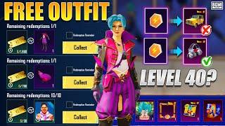 BGMI FREE OUTFIT FOR ALL || DRAGON BALL PRIZE PATH 40 LEVEL WITHOUT UAZ?