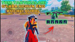 TDM UCHUN 5 TAKTIKA / G'ALABA UCHUN ENG KUCHLI QUROL NASTROYKASI / PUBG MOBILE 2.0