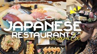 9 Japanese Restaurants in Manila!| Best food to order and what not to order | BGC and Makati City