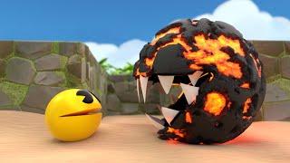 Pacman Vs Lava Monster 2 (Level 31 : Tropical Island)