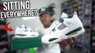 SITTING! I Was WRONG About The Jordan 4 Oxidized Green! PEOPLE'S ENERGY CHANGED! Review & On Feet!