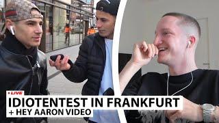 Justin reagiert auf "IDIOTENTEST IN FRANKFURT" | Live - Reaktion