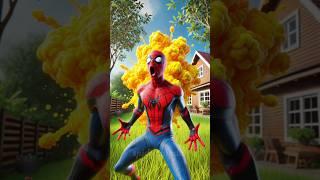 magic power mango / who get  best power spider man vs captain America vs venom #shorts #spiderman