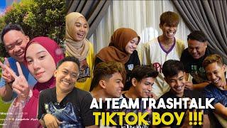 AI TEAM REACT TIKTOK TERGEDIK BOY !!! TRASHTALK DEPAN MUKA BOY...