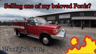 Ford F350 4x4 Diesel ex fire truck we picked up going up for sale on eBay with no reserve! 4-7-2023