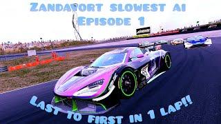 OVERTAKING 24 AI IN 1 LAP! ACC SLOWEST AI ZANDAVORT. LAST TO FIRST IN 1 LAP CHALLENGE EPISODE 1.