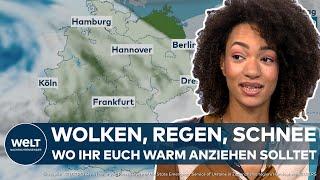 WETTER IN DEUTSCHLAND: Nach Sonne kommt jetzt Schnee! Die winterlichen Aussichten für die Woche!