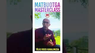 MATBUOTGA MASTER CLASS