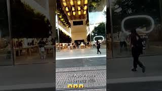 Beverly hills Apple store looks amazing La visit #viral #life #sub #2k #goals #mustwatch