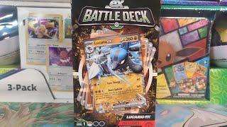 Lucario ex Battle Deck Unboxing