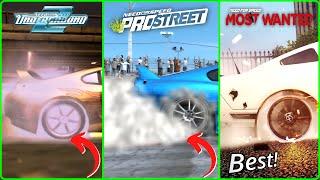 Evolution of Burnout and Smoke in NFS (2003-2022)