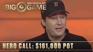 The Big Game S2 ️ E16 ️ Phil Hellmuth vs Loose Cannon: SICK HERO CALLS ️ PokerStars