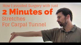 Wrist Exercises for Tendinitis Carpal Tunnel Syndrome - Avoid RSI injury in just 2 minutes a day!