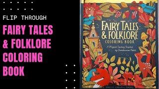 NEW RELEASE!  Chatty Flip Through & GIVEAWAY ~ Fairy Tales & Folklore Coloring Book #coloring