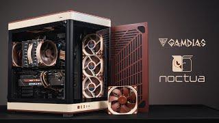 I BUILT MY FIRST CUSTOM-PAINTED NOCTUA PC! | Silent No RGB Beast | RTX 3080 Noctua + Ryzen 7 9700X