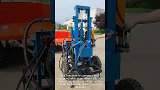 150m deep borehole water well drilling rig 22Hp 35HP portable small diesel #drillingrig #automobile