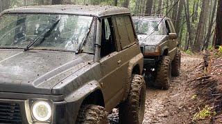 [OFF ROAD] - RAINY DAY | Jeep Grand Cherokee Zj 5.2V8 | Nissan Patrol Y60 M57 | #topoffroadromania