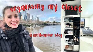 organising my closet | melbourne apartment living | small space organisation