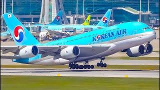 40 Minutes Epic Seoul Incheon Airport  Plane Spotting