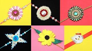 6 DIY Easy Rakhi making Ideas with wasted materials| How to make Rakhi at home| Rakhi Tutorial 2022