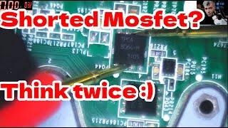 The Most Common Mistake in Laptop Repairs The shorted mosfet myth - Testing mosfets