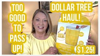 DOLLAR TREE HAUL | Too Good To Pass Up! | $1.25 | WOW | LOVE DT #haul #dollartree #dollartreehaul