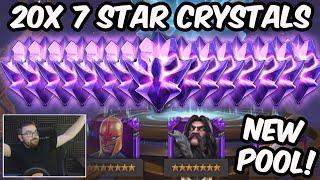 20x 7 Star Crystal Opening - NEW POOL UPDATE CEO RETURN?!? - Marvel Contest of Champions