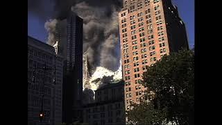 911, South Tower, WTC 2, WTC 2 North Face, WTC 2 East Face, perimeter structure standing