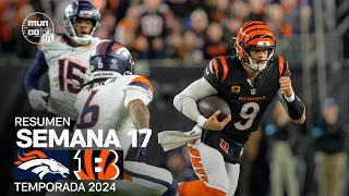 Denver Broncos vs. Cincinnati Bengals | Resumen NFL en español - Semana 17 | NFL Highlights 2024