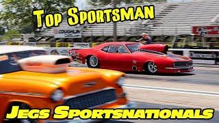 NHRA Top Sportsman Drag Racing | JEGS Sportsnationals | National Trail Raceway