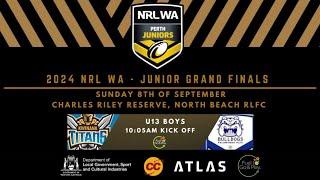 2024 NRL WA Junior Grand Final - U13 Boys Titans v Bulldogs