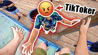 ESCAPING ANGRY TikTok STAR (Epic Parkour POV Chase)