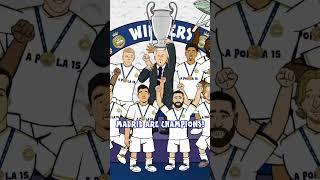 REAL MADRID WIN THE CHAMPIONS LEAGUE #championsleague #realmadrid #ucl